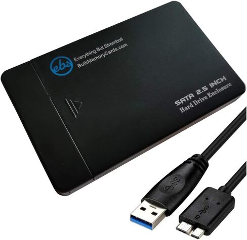 كل شيء ما عدا محرك الأقراص الصلبة الداخلي Stromboli Kingston 240GB A400 SSD 2.5 بوصة SATA 3.0 (SA400S37/240G) مع (1) حاوية SSD/HDD USB 3.0 in Saudi Arabia