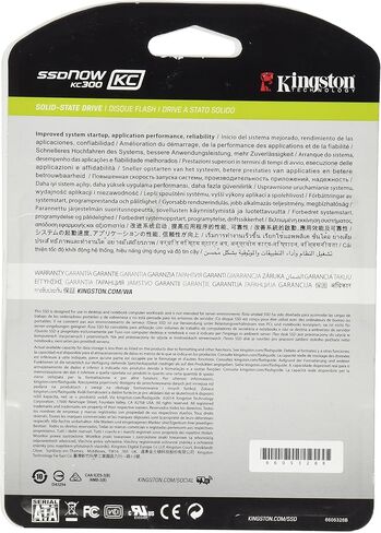 Kingston Digital 180 GB SSDNow KC300 SATA 3 2.5-Inch Solid State Drive with Adapter SKC300S37A/180G in Saudi Arabia