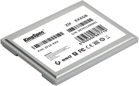 KingSpec Yansen 64GB 1.8" ZIF 40pin SSD Solid State Disk SM2236 Controller Compatible with Compact PC, Old Laptop and Media Player in Saudi Arabia