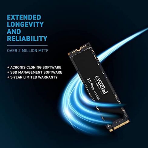 كروشال P5 بلس 1 تيرابايت 3D NAND NVMEPCIE M.2 SSD TRAY in Saudi Arabia