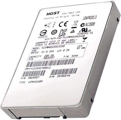 Hgst Ultrastar Ssd800mm Husmm8080ass200 800 Gb 2.5" Internal Solid State Drive . Sas . 1.12 Gbps Maximum Read Transfer Rate . 700 Mbps Maximum Write Transfer Rate . 145000Iops Random 4Kb Read . 70000Iops Random 4Kb Write "Product Type: Storage Drives/Hard in Saudi Arabia