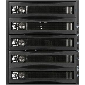 i-Star BPU-350HD-BPL 3X 5.25 to 5X 3.5 2.5" 12Gb/s HDD SSD Hot-swap Rack in Saudi Arabia