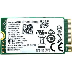 محرك الحالة الصلبة SSS0Z21507 8SSSS0Z21507 قطع غيار بديلة متوافقة لـ SSSTC CL1-4D256 256GB M.2 2242 NVMe PCIe Gen3 x4 SSD in Saudi Arabia