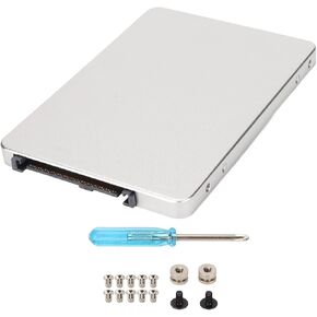 Septpenta NGFF M Key to M.2 NVME SSD Enclosure, High Speed Signal Enhancement Technology, NVME NGFF to SFF 8639 Adapter, with Switch Indicator Function Supports NVMe SSD and SATa NGFF SSD(White) in Kuwait