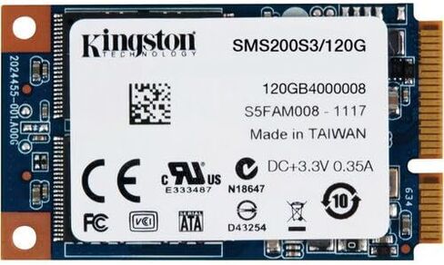 Kingston Digital 60GB SSDNow mS200 mSATA (6Gbps) Solid State Drive for Notebooks Tablets and Ultrabooks SMS200S3/60G in Saudi Arabia