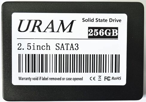 URAM SSD 256GB 3D NAND SATA III 2.5" قرص صلب داخلي لجهاز الكمبيوتر المحمول / الكمبيوتر الشخصي in Kuwait