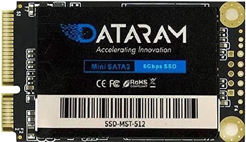 DATARAM mSata SSD محرك الأقراص الصلبة الداخلي قرص صغير ساتا (512GB) in Kuwait