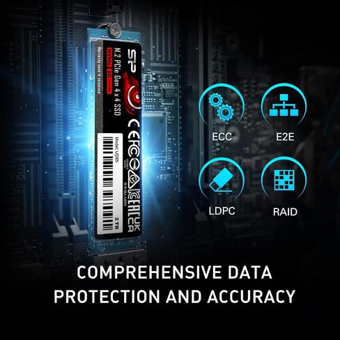 سيليكون باور 500GB UD85 NVMe 4.0 الجيل الرابع PCIe M.2 SSD R/W حتى 3600/2400 ميجابايت/ثانية (SP500GBP44UD8505) in Saudi Arabia