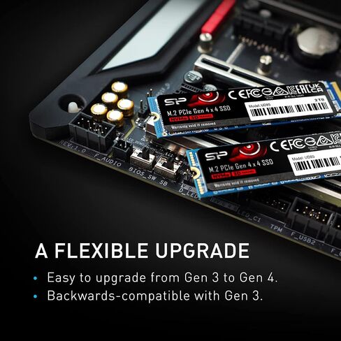 سيليكون باور 500GB UD85 NVMe 4.0 الجيل الرابع PCIe M.2 SSD R/W حتى 3600/2400 ميجابايت/ثانية (SP500GBP44UD8505) in Saudi Arabia