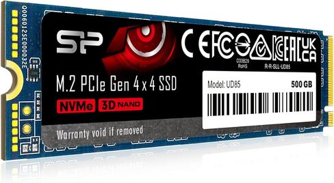 سيليكون باور 500GB UD85 NVMe 4.0 الجيل الرابع PCIe M.2 SSD R/W حتى 3600/2400 ميجابايت/ثانية (SP500GBP44UD8505) in Saudi Arabia