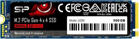 سيليكون باور 500GB UD85 NVMe 4.0 الجيل الرابع PCIe M.2 SSD R/W حتى 3600/2400 ميجابايت/ثانية (SP500GBP44UD8505) in Saudi Arabia