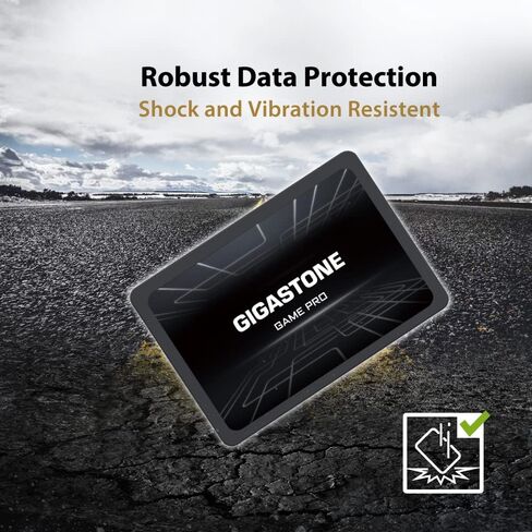 Gigastone Game Pro 2-Pack 1TB SSD SATA III 6Gb/s. 3D NAND 2.5" Internal Solid State Drive, Read up to 540MB/s. Compatible with PS4, PC, Desktop and Laptop, 2.5 inch 7mm (0.28") in Saudi Arabia