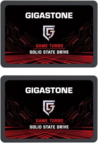 Gigastone Game Turbo 2-Pack 1TB SSD SATA III 6Gb/s. 3D NAND 2.5" Internal Solid State Drive, Read up to 560MB/s. Compatible with PS4, PC, Desktop and Laptop, 2.5 inch 7mm (0.28") in Saudi Arabia