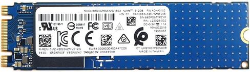 محرك الحالة الصلبة L22029-002 قطع غيار بديلة متوافقة مع HP Toshiba BG3 KBG30ZMV512G 512GB PCI Express 3.0 x2 TLC NVMe M.2 2280 SSD داخلي in Kuwait