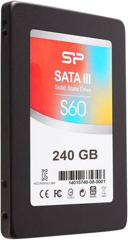 Silicon Power 240GB S60 2.5" 7mm SATA III 6Gb/s Internal Solid State Drive (SP240GBSS3S60S25) in Saudi Arabia