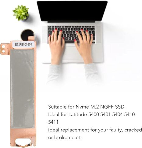 غطاء مبرد SSD لـ Nvme M.2 NGFF SSD، غطاء مبرد محرك الحالة الصلبة، مصنوع من سبائك الألومنيوم القوية لطراز 5400 5401 5404 5410 5411 in Saudi Arabia