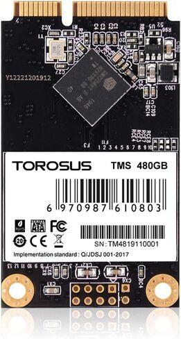 محرك أقراص الحالة الصلبة TOROSUS mSATA مقاس 50 * 30 مم سعة 480 جيجابايت للكمبيوتر المحمول أسود/أزرق in Kuwait