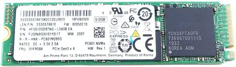 Solid State Drive SSS0S74610 8SSSS0S74610 Compatible Replacement Spare Part for Lenovo SK Hynix PC601 HFS512GD9TNG 512GB PCI Express 3.0 x4 TLC NVMe M.2 2280 Internal SSD in Saudi Arabia