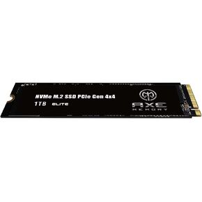 AXE MEMORY Elite Internal SSD 1TB Gen4 PCIe NVMe M.2 2280 Solid State Drive - Read up to 7,200MB/s Write, Up to 6,000MB/s DDR4 1GB DRAM Cache in Saudi Arabia