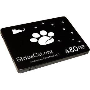 Sirius Cat SSD, 480 GB, Sirius Japan Sirius Cat Collaboration Product, 2.5 Inch, SATA 3, 6.0 Gb/s, SCD-480G in Saudi Arabia
