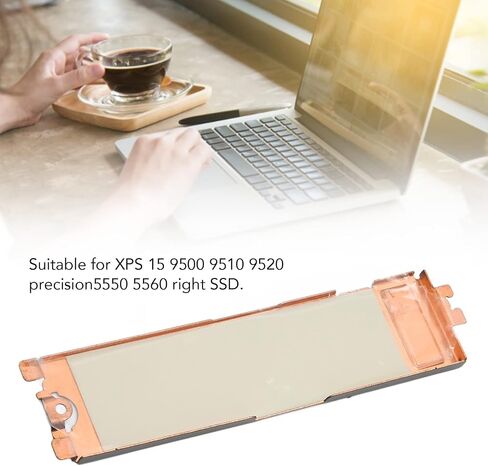 SSD Heat Sink Cover, Made of Aluminum Alloy Long Life and High Practicality for Replacement Suitable for XPs 15 9500 9510 9520 Suitable for NVME M.2 NGFF SSD in Kuwait
