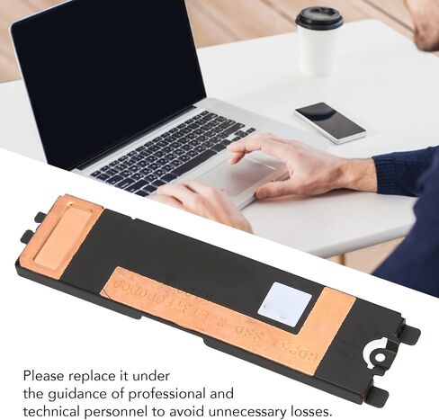 SSD Heat Sink Cover, Made of Aluminum Alloy Long Life and High Practicality for Replacement Suitable for XPs 15 9500 9510 9520 Suitable for NVME M.2 NGFF SSD in Kuwait