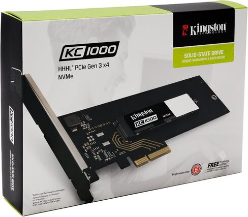 Kingston Digital KC1000 NVMe PCIe 480GB SSD (HHHL) SKC1000H/480G in Saudi Arabia