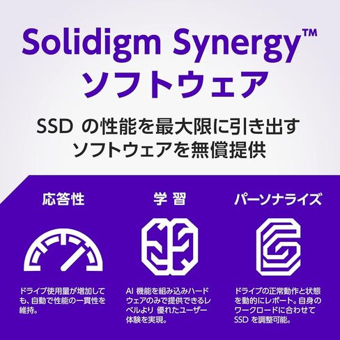 هارد SSD بذاكرة مستديمة P44 برو من سوليديم، منفذ الملحقات الاضافية السريع 4.0 M.2 نوع 2280-512 GB in Kuwait