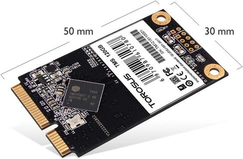 محرك أقراص الحالة الصلبة TOROSUS mSATA مقاس 50 * 30 مم سعة 120 جيجابايت للكمبيوتر المحمول أسود/أزرق in Kuwait