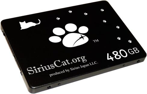 Sirius Cat SSD، 480 جيجابايت، منتج تعاون Sirius Cat من Sirius Japan، 2.5 بوصة، SATA 3، 6.0 جيجابايت/ثانية، SCD-480G in Saudi Arabia
