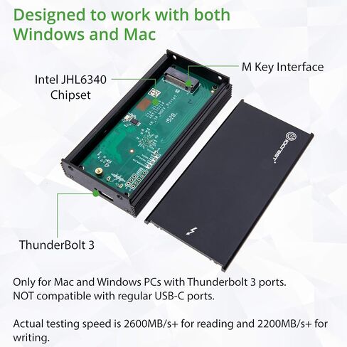USB-C 3.1 M.2 M-key PCI-E NVMe-يستند إلى NVMe-حاويات خارجية تدعم مزدوجة الجانب 2230/2242 / 2260/2280 in Saudi Arabia