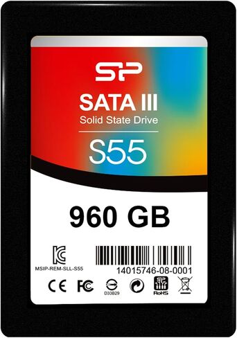 سيليكون باور S55 960GB 2.5" 7 ملم ساتا III الداخلي SP960GBSS3S55S25 in Saudi Arabia