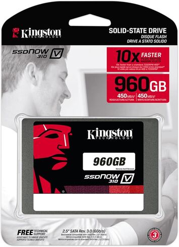 Kingston Digital 960GB SSDNow V310 SATA 3 2.5 (7mm height) Solid State Drive (SV310S37A/960G) in Saudi Arabia