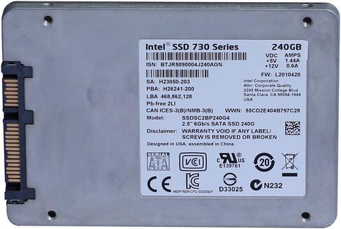 Intel 730 Series 2.5-Inch Solid State Drive SSDSC2BP240G410 in Saudi Arabia