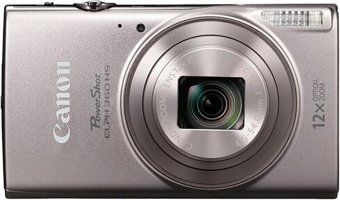 Canon PowerShot ELPH 360 Digital Camera w/ 12x Optical Zoom and Image Stabilization - Wi-Fi & NFC Enabled (Black) | 12x Optical Zoom, Image Stabilization - Wi-Fi, NFC Enabled in Saudi Arabia