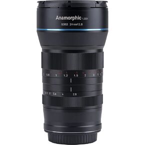 SIRUI عدسة كاميرا Anamorphic مقاس 24 ملم F2.8 1.33X APS-C (حامل MFT)