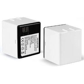 بطارية بديلة JESSPOW لـ Arlo Pro، Arlo Pro 2 (VMA4400)، عبوتان من بطاريات ليثيوم أيون قابلة لإعادة الشحن بقدرة 2580 مللي أمبير في الساعة لـ Arlo Pro/Pro 2 [فقط لكاميرا Arlo Pro/Pro 2، غير متوافقة مع Ultra/Pro 3] in Kuwait