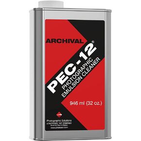 PEC-12 Photographic Emulsion Cleaner Kit and PEC-PAD Lint Free Non-Abrasive Wipes 4"x4" 100 Sheets per/Pkg - for Cleaning Film, Photo Negative, B&W Slide - Dropper Tip (59ml) 2oz in Kuwait