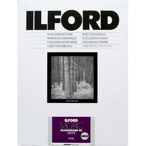 Ilford Multigrade V RC Deluxe Pearl Surface Black & White Photo Paper, 190gsm, 5x7, 100 Sheets in Saudi Arabia