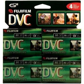 Fuji 4 Pack 60-Minute MiniDV Tapes (DVCM604PK) in Saudi Arabia