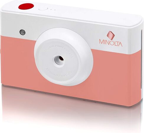 Minolta MNCP10 Instapix Instant Print Digital Camera, 10MP (Charcoal) | G-sensor protects important footage while loop recording keeps you ready for every drive. in Saudi Arabia