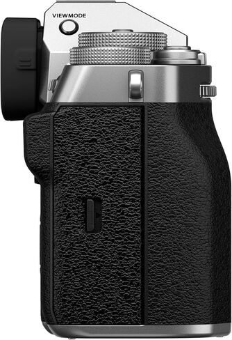 كاميرا Fujifilm X-T5 بدون مرآة مع عدسة 18-55 ملم (فضية) مع فلتر HD رقمي للحماية 58 ملم وملحقات متقدمة in Kuwait