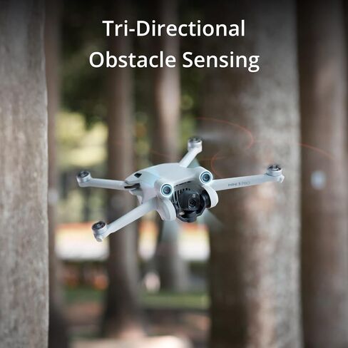 DJI Mini 3 Pro (DJI RC) – Lightweight and Foldable Camera Drone with 4K/60fps Video, 48MP Photo, 34-min Flight Time, Tri-Directional Obstacle Sensing, Ideal for Aerial Photography and Social Media in Saudi Arabia