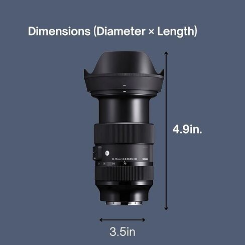 إطار كامل من Sigma 24-70 ملم f/2.8 DG DN Art Zoom متوافق مع عدسات تثبيت Sony E-Mount مع قرص صلب LaCie Rugged Mini سعة 1 تيرا وحزمة بطاقة ذاكرة SD سعة 64 جيجا (3 منتجات) in Saudi Arabia
