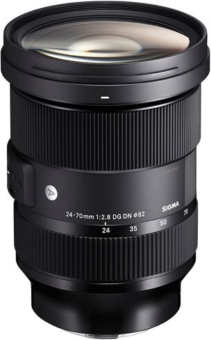 إطار كامل من Sigma 24-70 ملم f/2.8 DG DN Art Zoom متوافق مع عدسات تثبيت Sony E-Mount مع قرص صلب LaCie Rugged Mini سعة 1 تيرا وحزمة بطاقة ذاكرة SD سعة 64 جيجا (3 منتجات) in Saudi Arabia