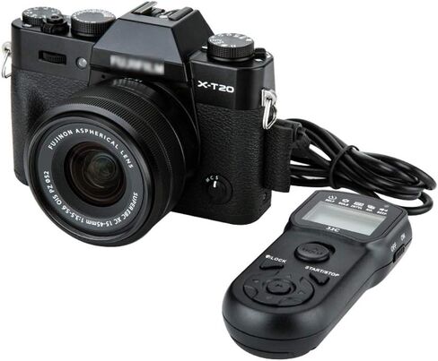 JJC 2.5mm Remote Shutter Release Cable Cord for Fuji Fujifilm X-T5 X-T4 X-T3 X-T2 X-T30 II X-T30 X-T20 X-Pro2 X-E3 X-A5 X-A10 X-H1 X100F X100T GFX 50S & More Cameras Compatible with RR-100 Remote in Saudi Arabia