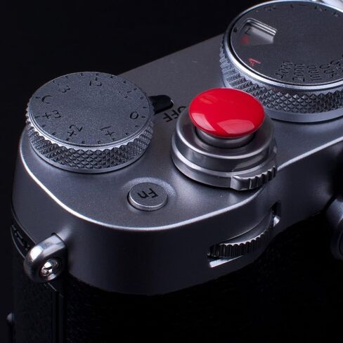 Black Soft Metal Shutter Release Button Compatible with Fujifilm X-T30 X-T3 X100F X-T20 X-PRO2 XPRO-3 X20 X30 X100T X100S X-E1 X-E2 X-E2S X-T4 X-T2 Camera 11mm Concave 10mm Convex Surface(2 Pack) in Saudi Arabia