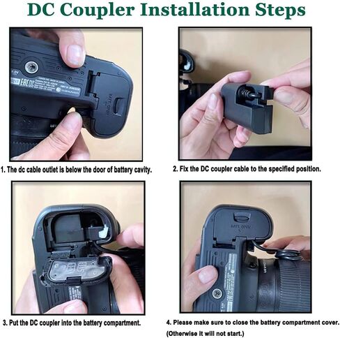 ACK-E6 AC Power Adapter Gonine Decode ACK-E6 + DR-E6 DC Coupler Kit (LP-E6/LP-E6N Battery Replacement) for Canon EOS 70D/7D, EOS 60D/6D, EOS 5D Mark II III, EOS 5DS, EOS 5DS-R Camera. in Saudi Arabia