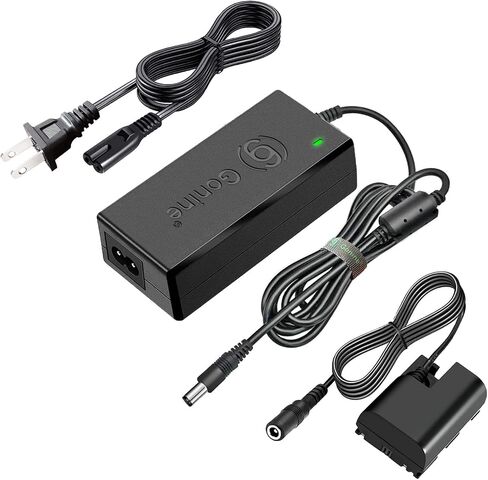 ACK-E6 AC Power Adapter Gonine Decode ACK-E6 + DR-E6 DC Coupler Kit (LP-E6/LP-E6N Battery Replacement) for Canon EOS 70D/7D, EOS 60D/6D, EOS 5D Mark II III, EOS 5DS, EOS 5DS-R Camera. in Saudi Arabia