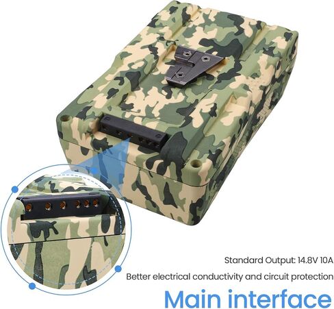 190Wh(13400mAh) V Mount/V-Lock Battery Compatible Video Camera Camcorder Broadcast LED Light with D-Tap Charger in Saudi Arabia